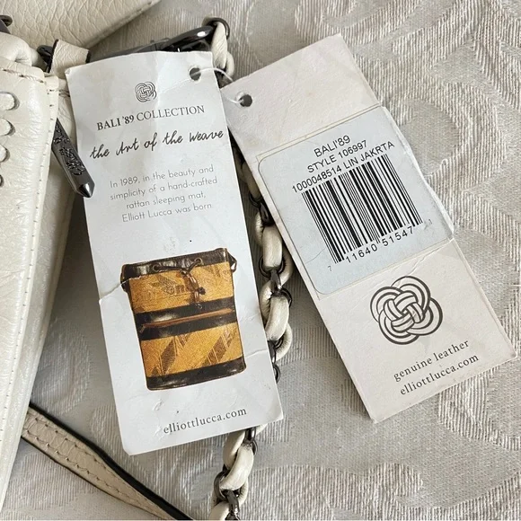 elliott lucca ivory woven trio bag - Picture 8 of 8